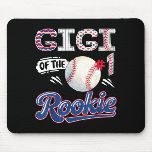 Gigi of Rookie Baseball 1st Birthday Boy Party Mouse Pad