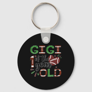 Gigi Of The 1 Year Old Football 1st Year Down Birt Key Ring