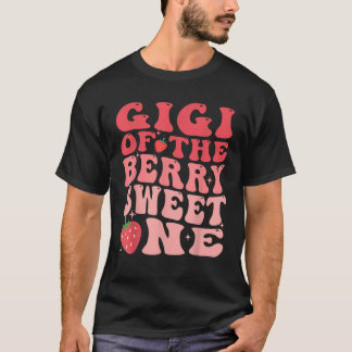 Gigi Of The Berry Sweet One 1st Birthday Strawberr T-Shirt