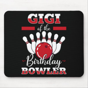 Gigi Of The Birthday Bowler Bday Bowling Party Cel Mouse Pad