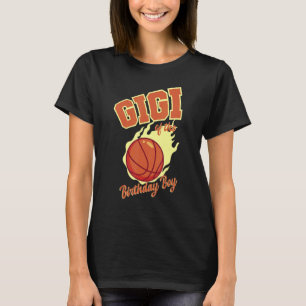 Gigi Of The Birthday Boy Basketball Family Bday Pa T-Shirt