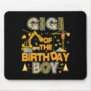 Gigi of The Birthday Boy Construction Worker Mouse Pad