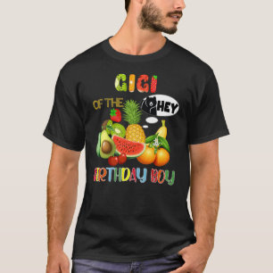 Gigi Of The Birthday Boy Family Fruit Hey Bear Bir T-Shirt