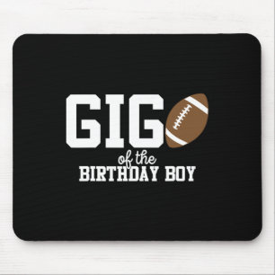 Gigi Of The Birthday Boy Football Lover First Birt Mouse Pad