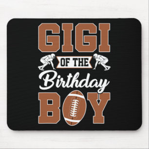 Gigi Of The Birthday Boy Football Party Family Mat Mouse Pad