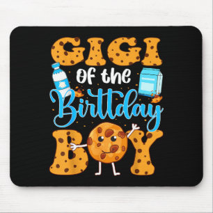 Gigi Of The Birthday Boy Milk And Cookies 1st Birt Mouse Pad