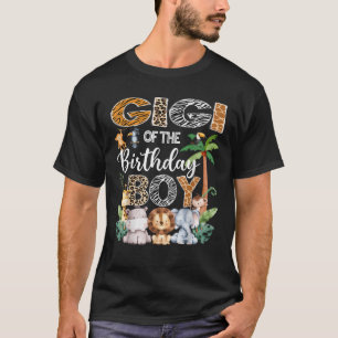 Gigi Of The Birthday Boy Safari Jungle Bday Party T-Shirt