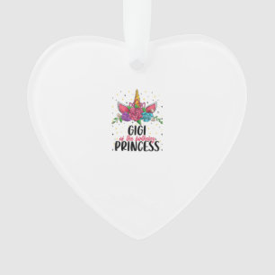 Gigi of the Birthday Girl Unicorn Bday Girl Party Ornament