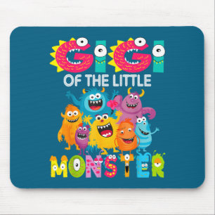 Gigi Of The Little Monster 1st Birthday Boy Party Mouse Pad
