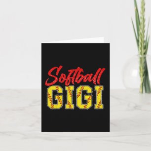 Gigi Retro Groovy Loud Proud Sport Game Catcher Card