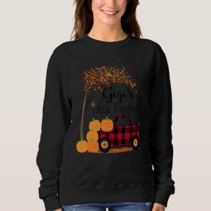 Gigi 's Little Pumpkins Red Truck Autumn Art Sweatshirt
