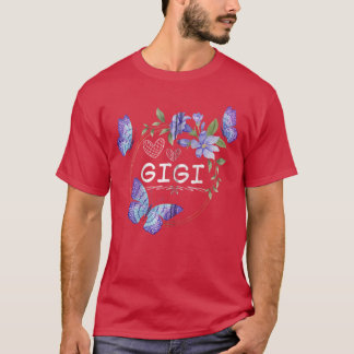 Gigi shirt For Women with butterflies Mothers Day 
