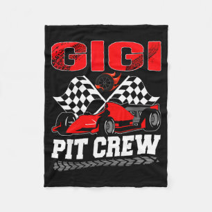 Gigi T Crew Racing Family Race Car Birthday Boy Fleece Blanket