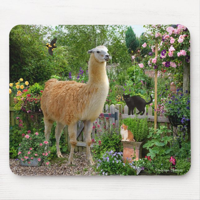"Gigi The Llama" Mousepad (Front)