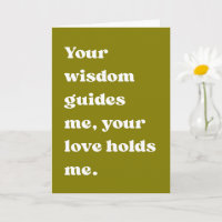 Gigi Wisdom Love Guides Me Heartfelt Card