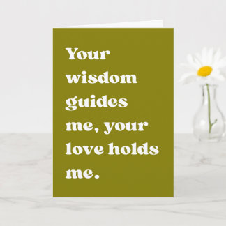 Gigi Wisdom Love Guides Me Heartfelt Card