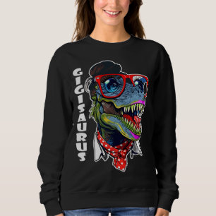 Gigiasaurus Rex Dinosaur Gigi Saurus Family Matchi Sweatshirt