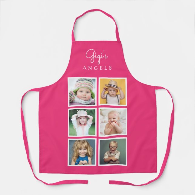 Gigi's Angels Custom Six Photo Template Apron (Front)