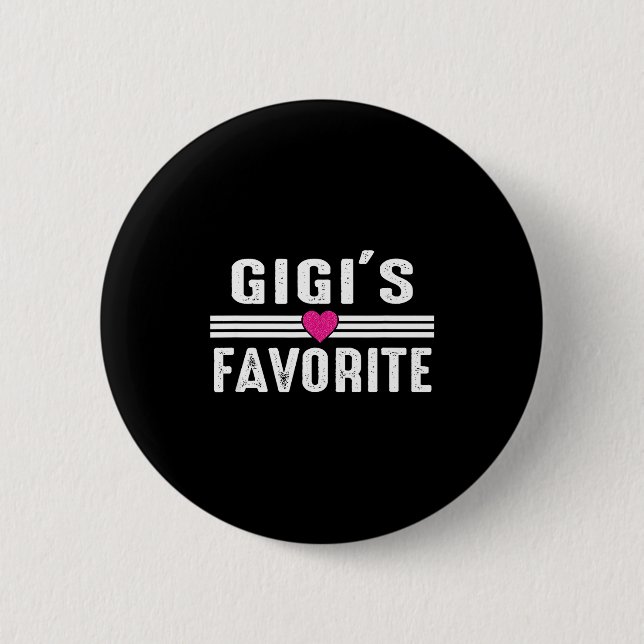 Gigi's Favorite  6 Cm Round Badge (Front)