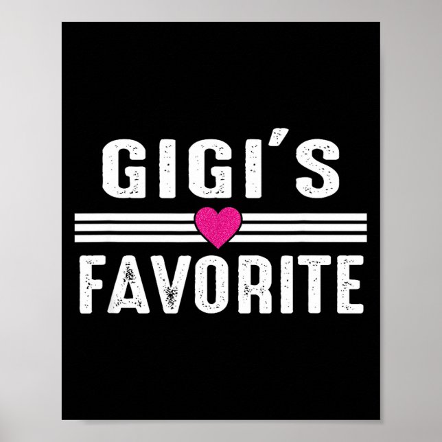 Gigi's Favorite  Poster (Front)