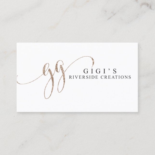 Gigi's Riverside Creations Business Card (Front)