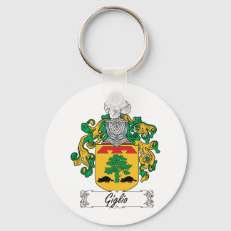 Giglio Family Crest Key Ring