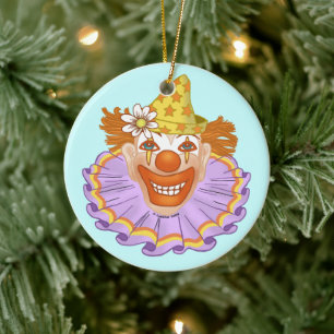 Gigo Clown Ceramic Tree Decoration