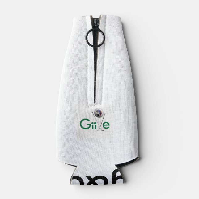 GiiVe golf beer bottle Bottle Cooler (Back)