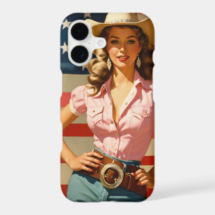 Gil Elvgren Art Style Southern Beauty Queen iPhone