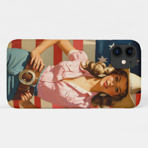 Gil Elvgren Art Style Southern Beauty Queen iPhone Case-Mate iPhone Case