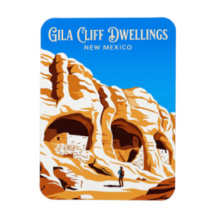Gila Cliff Dwellings National Monument USA Magnet