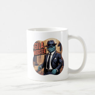 Gila Mobster Illustration – Gila Monster Funny Coffee Mug
