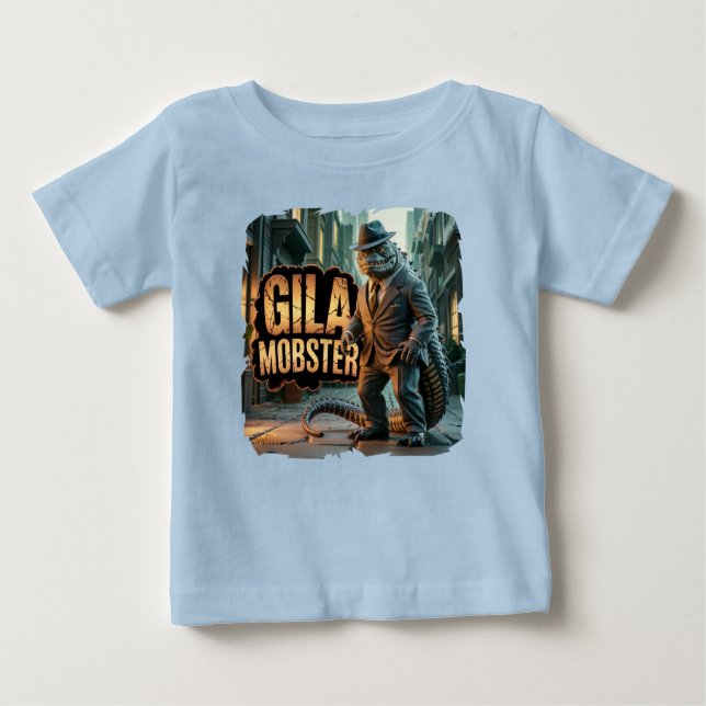 Gila Mobster Photographic – Gila Monster Funny Baby T-Shirt (Front)