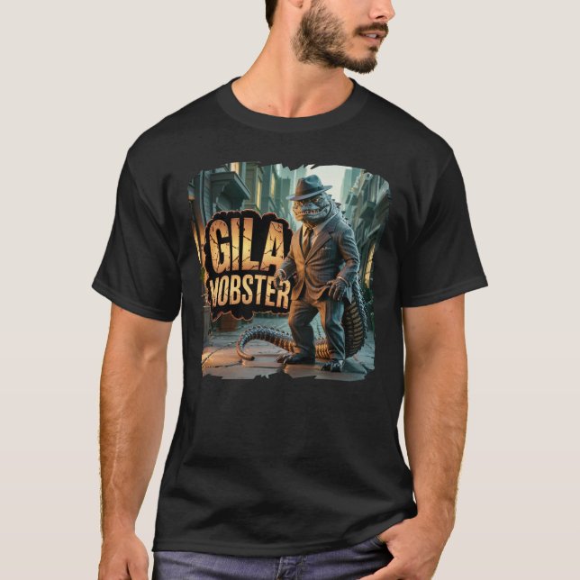 Gila Mobster Photographic – Gila Monster Funny T-Shirt (Front)