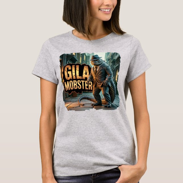 Gila Mobster Photographic – Gila Monster Funny T-Shirt (Front)