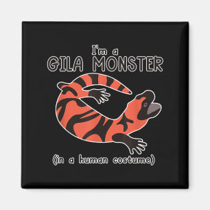 Gila Monster Costume Funny Halloween Graphic Magnet