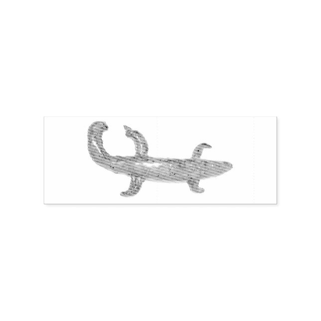 Gila monster lizard Thunder_Cove Rubber Stamp (Imprint)