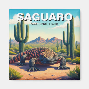 Gila Monster Saguaro National Park Magnet
