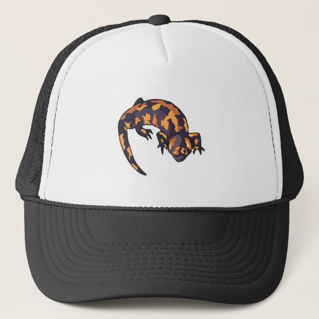 gila monster trucker hat (Front)