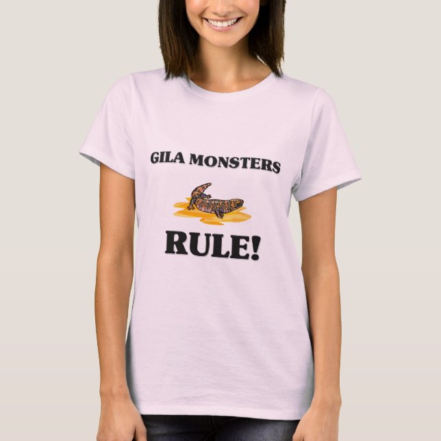 GILA MONSTERS Rule! T-Shirt (Front)