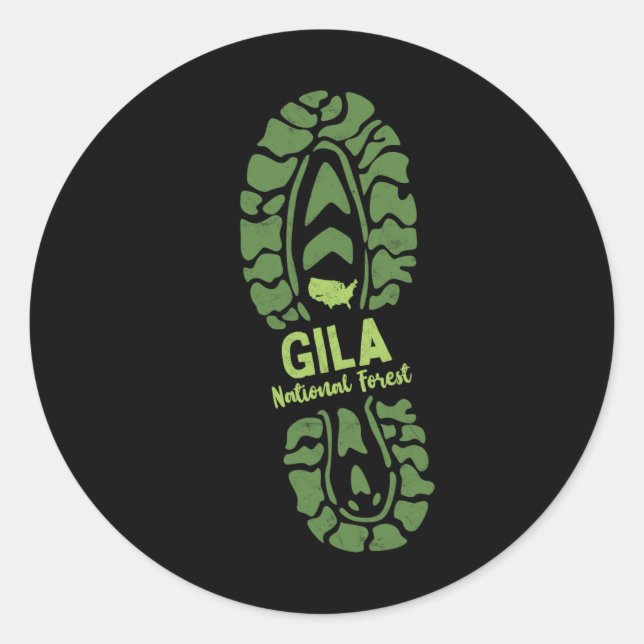 Gila National Forest New Mexico Nm Wilderness Vaca Classic Round Sticker (Front)