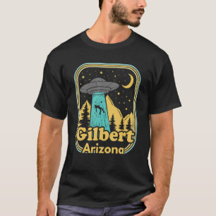 Gilbert Arizona Ufo Alien Hunter Ironic 80s State  T-Shirt
