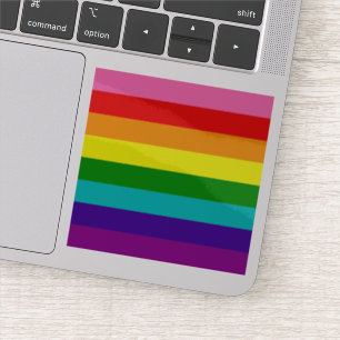 Gilbert Baker Gay Pride Flag Small Square