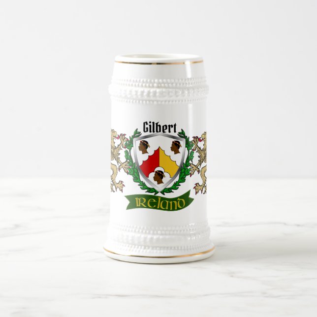 Gilbert Irish Shield Beer Stein (Center)