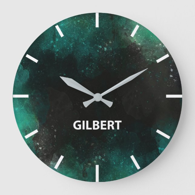 Gilbert Time Zone Newsroom Wall Large Clock (Front)