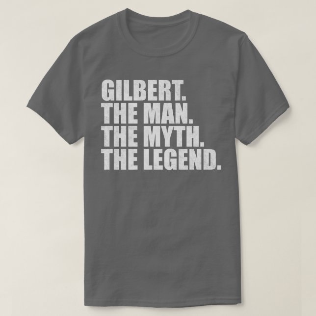 GilbertGilbert Family name Gilbert last Name Gilbe T-Shirt (Design Front)