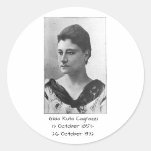 Gilda Ruta Cagnazzi Classic Round Sticker