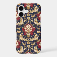 Gilded Art Nouveau Floral Damask