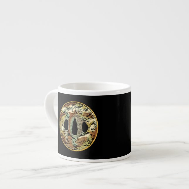 Gilded Asian Medallion by Vision Studio Espresso Cup (Front Left)