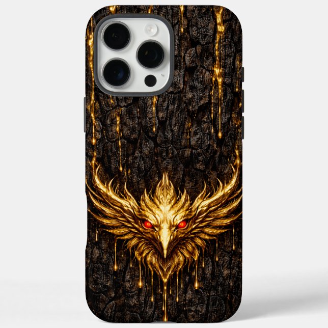 Gilded Bark Liquid Gold Phoenix  Case-Mate iPhone Case (Back)
